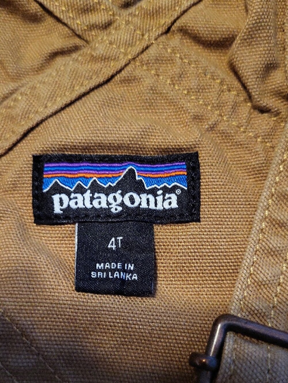 Patagonia Tan Kids Overalls - Picture 2 of 4